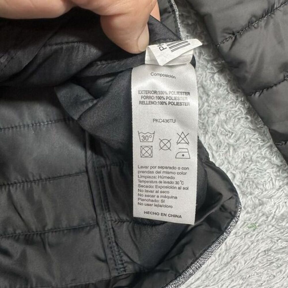 Stefano Cocci Puffer Jacket‎ Gray Women Lightweight Large - Picture 3 of 7